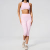 Yoga Capri Pants Athletic Set