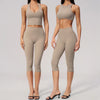 Yoga Capri Pants Athletic Set