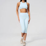 Yoga Capri Pants Athletic Set